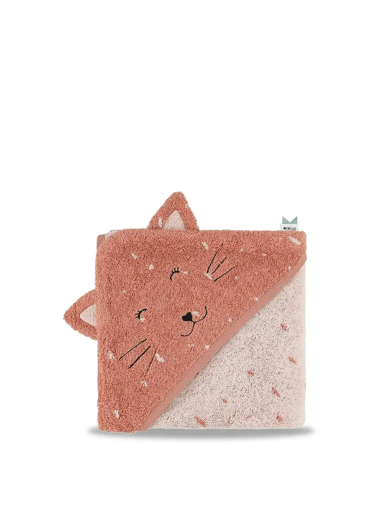 Hooded Towel 75X75cm Mrs Cat 1
