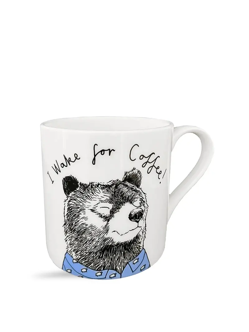I Wake For Coffee Mug White 1
