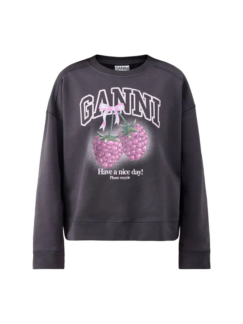 Isoli Crewneck Raspberry Grey 1