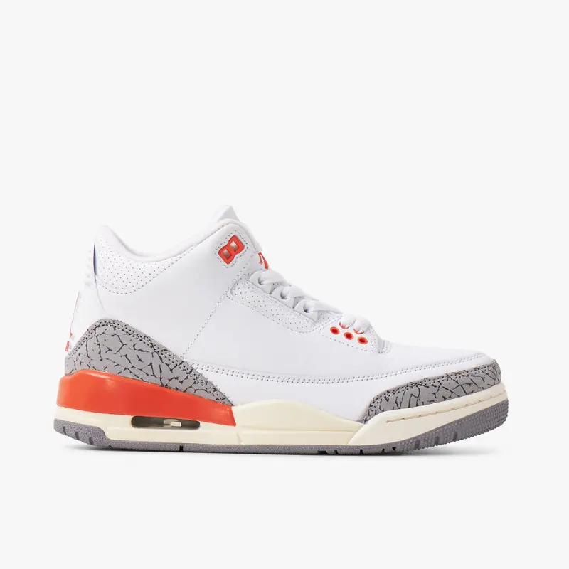 Jordan Women's 3 Retro White / Cosmic Clay - Sail 1