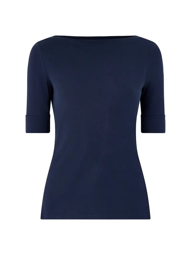 Judy Elbow Sleeve Knit Lauren Navy 1
