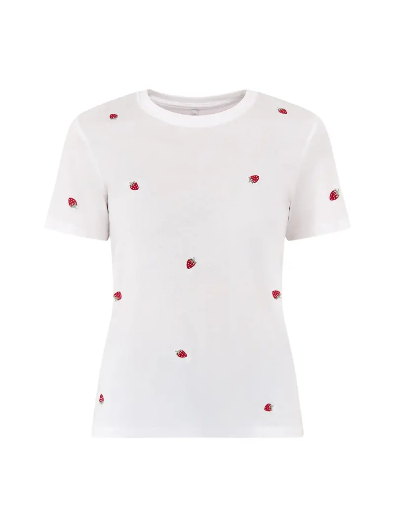 Ketty Organic Cotton Short Sleeve T Shirt White 1