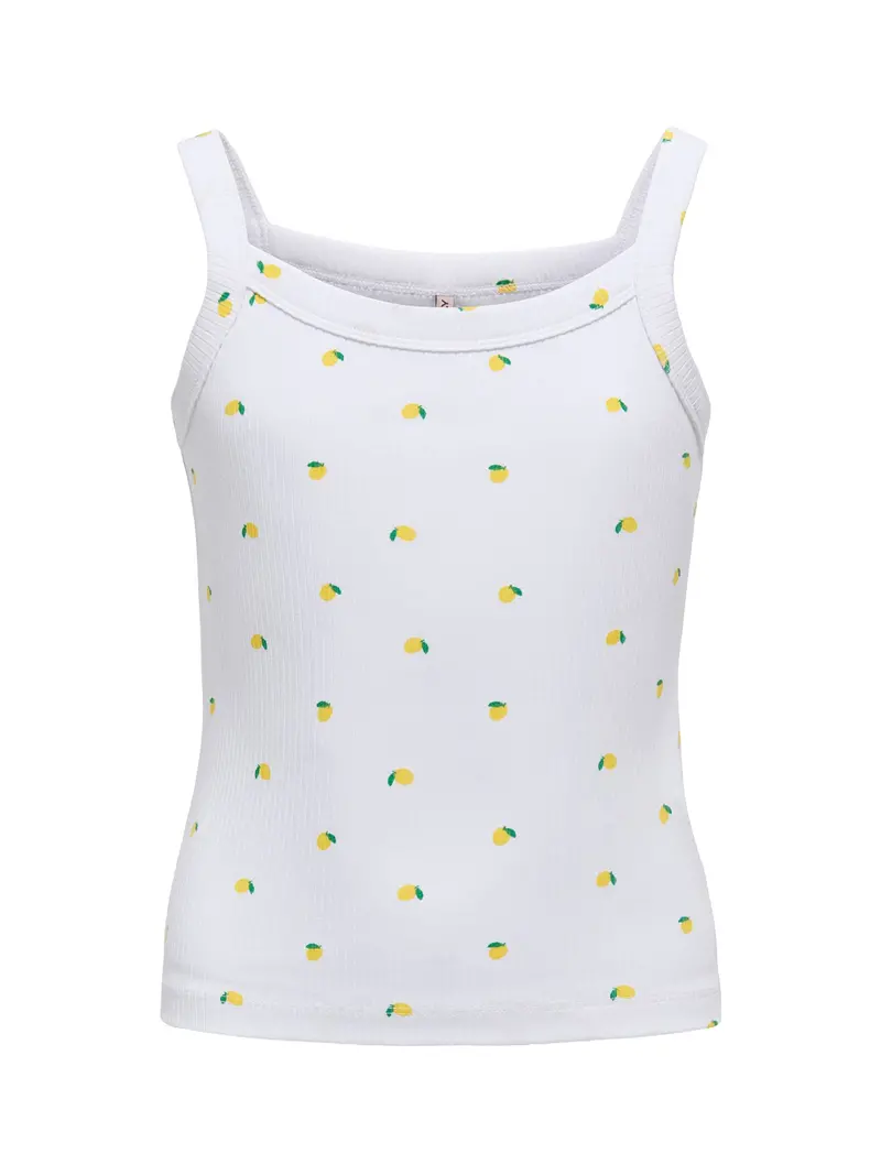Kids' Bella Strap Top White 1