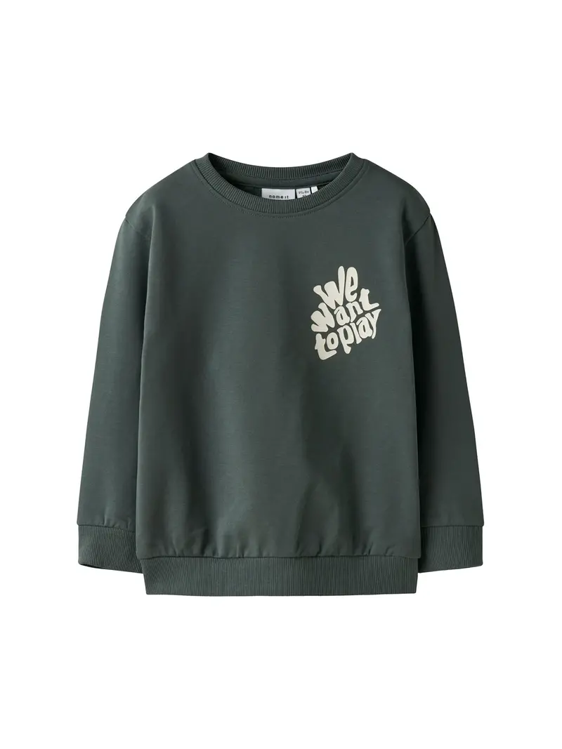 Kids’ Benja Long Sleeve Sweatshirt Black 1