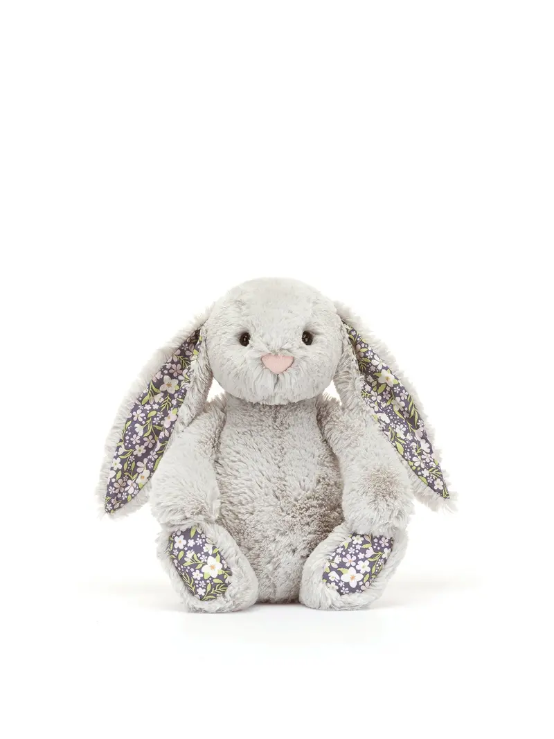 Kids’ Blossom Silver Bunny Soft Toy Grey 1