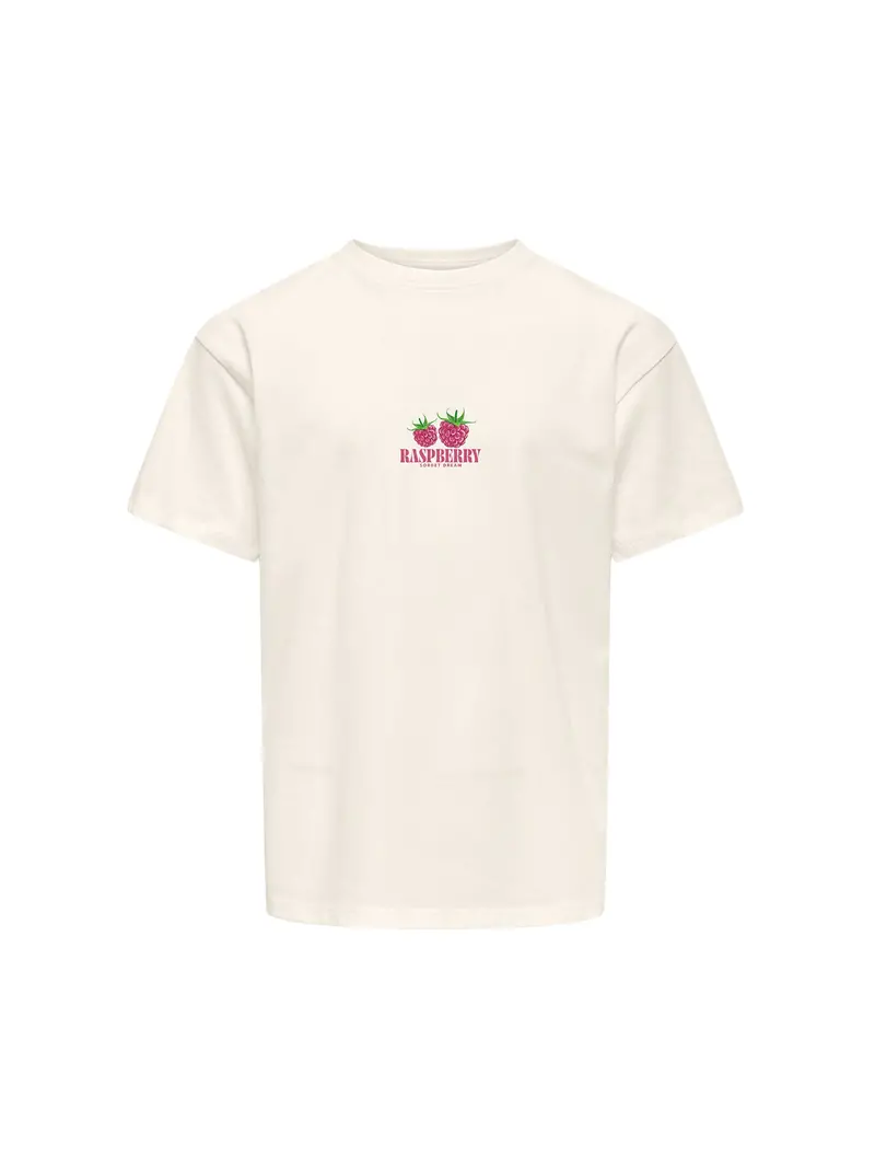 Kids’ Carina Printed Short Sleeve Top White 1