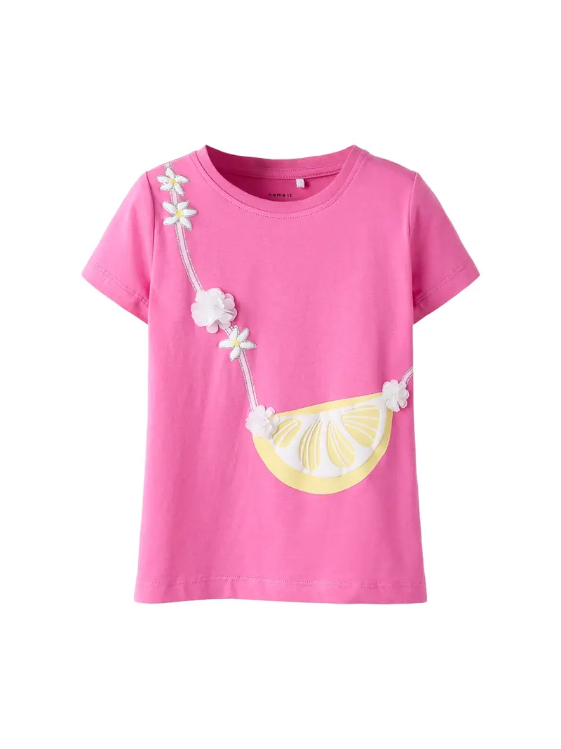Kids' Fentaz Short Sleeve Top Pink 1