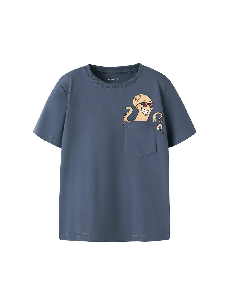 Kids' Fikz Short Sleeve Top Navy 1