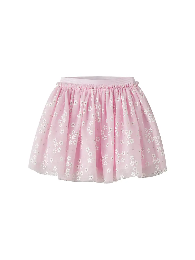 Kids’ Floral Skirt Pink 1
