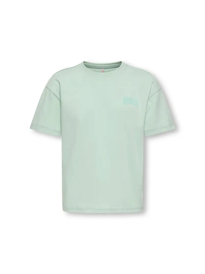 Kids' Loose Organic Cotton T-Shirt Green 1