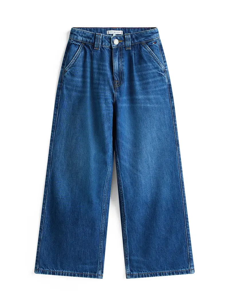 Kids’ Mabel High Rise Wide Leg Jeans 1