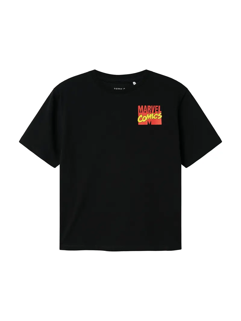 Kids' Marvel Short Sleeve T-Shirt Black 1