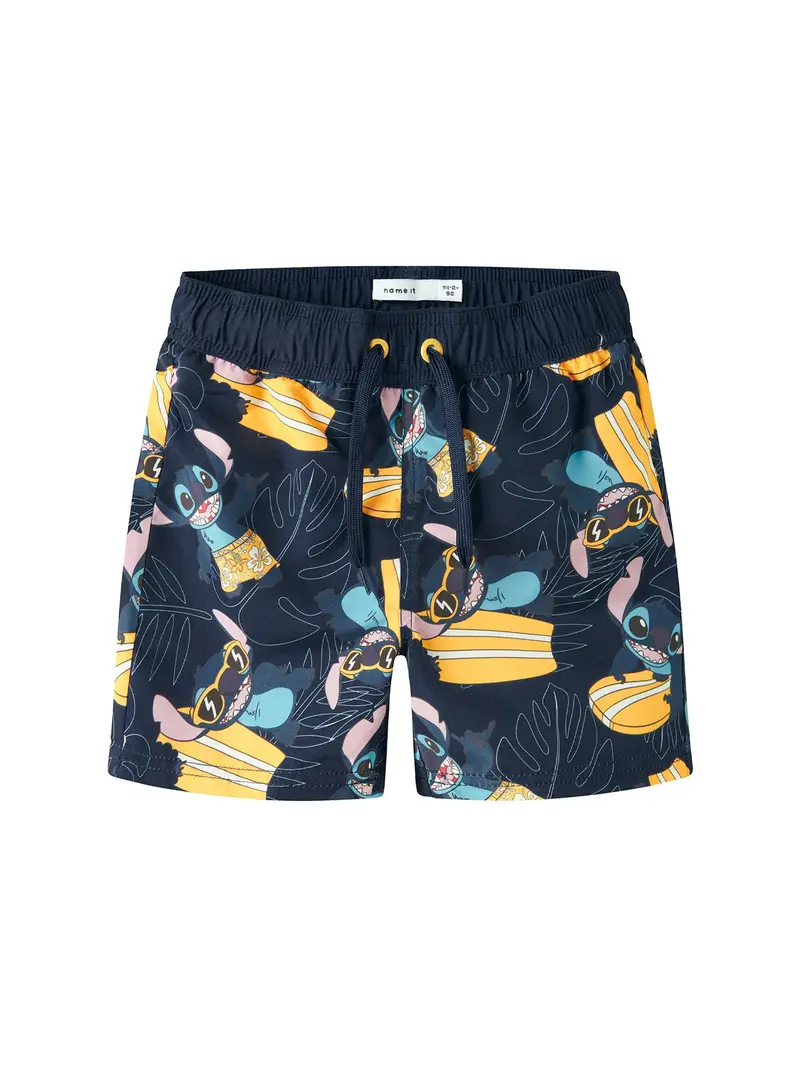 Kids' Mouritz Stitch Long Swim Shorts Navy 1