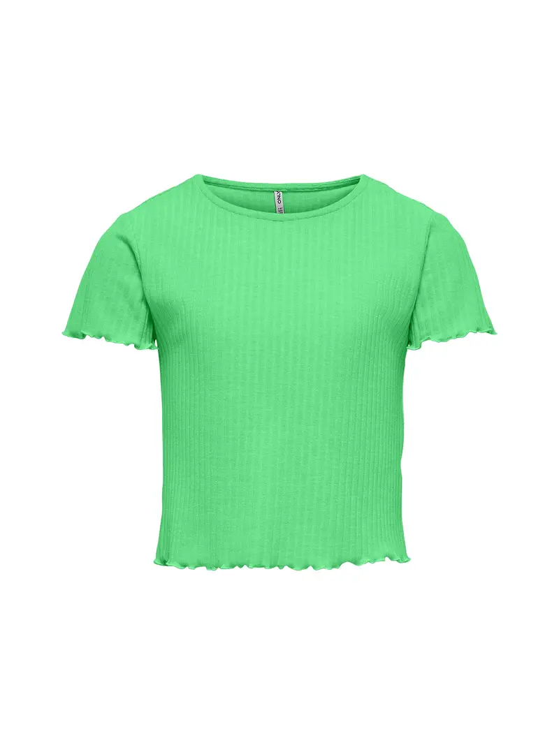 Kids’ Nella Short Sleeve Crew Neck Top Green 1
