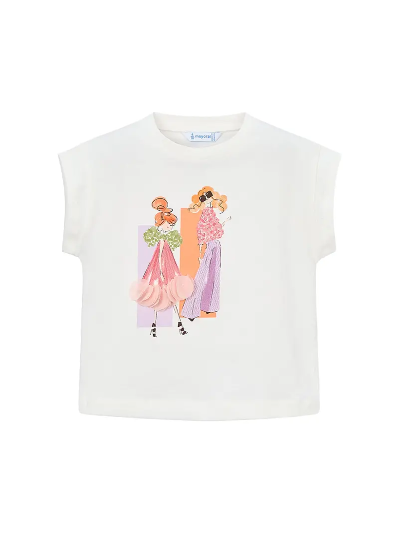 Kids’ Petal Short Sleeve T-Shirt Multi 1