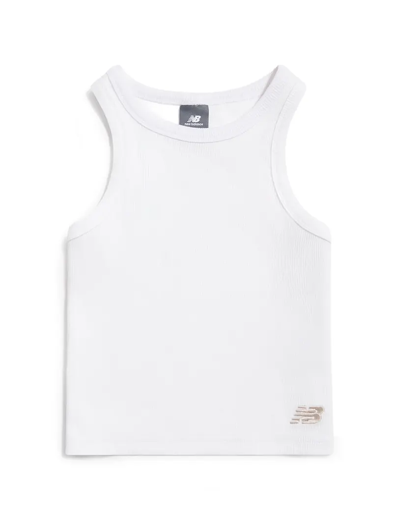 Kids' Rib Vest Bright White 1