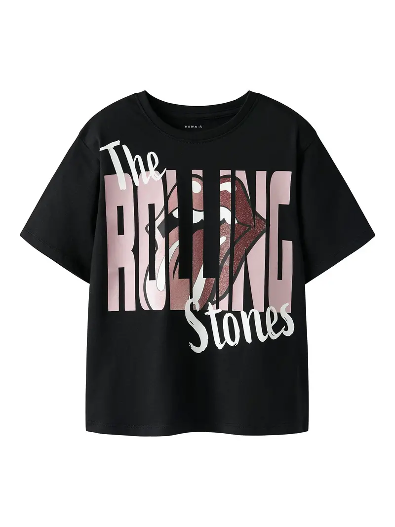 Kids’ Rollings Short Sleeve Top Black 1