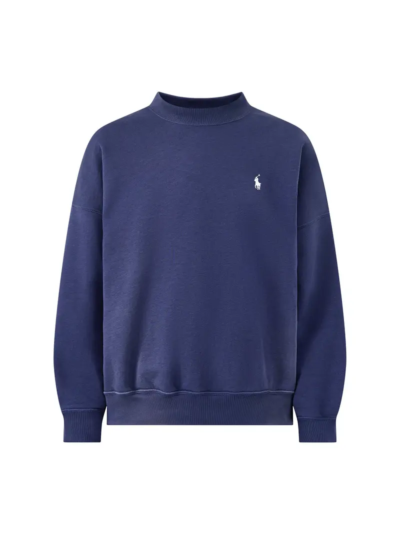 Knit Sweatshirt Navy 1
