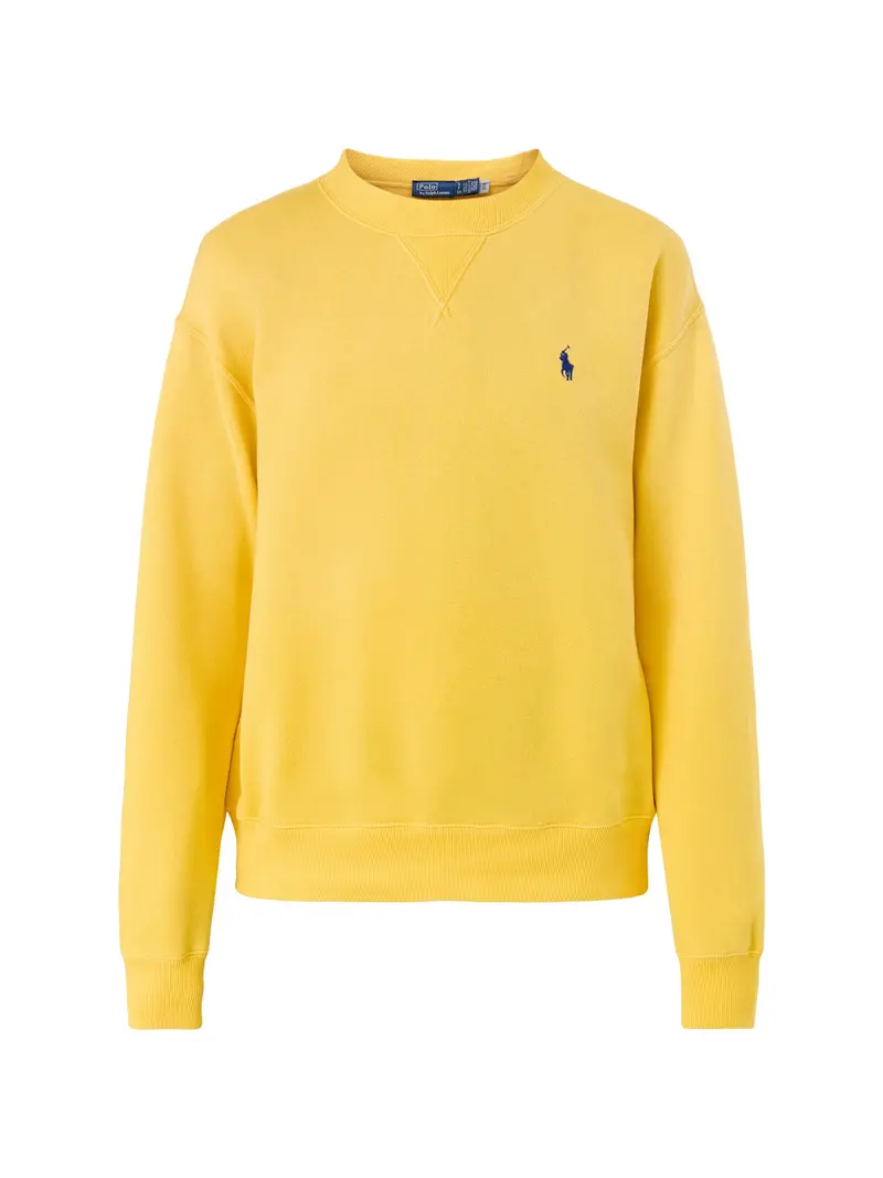 Knit Sweatshirt Yellow 1