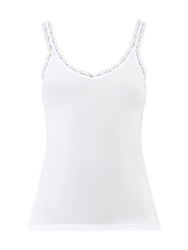 Lace Cami Top White 1