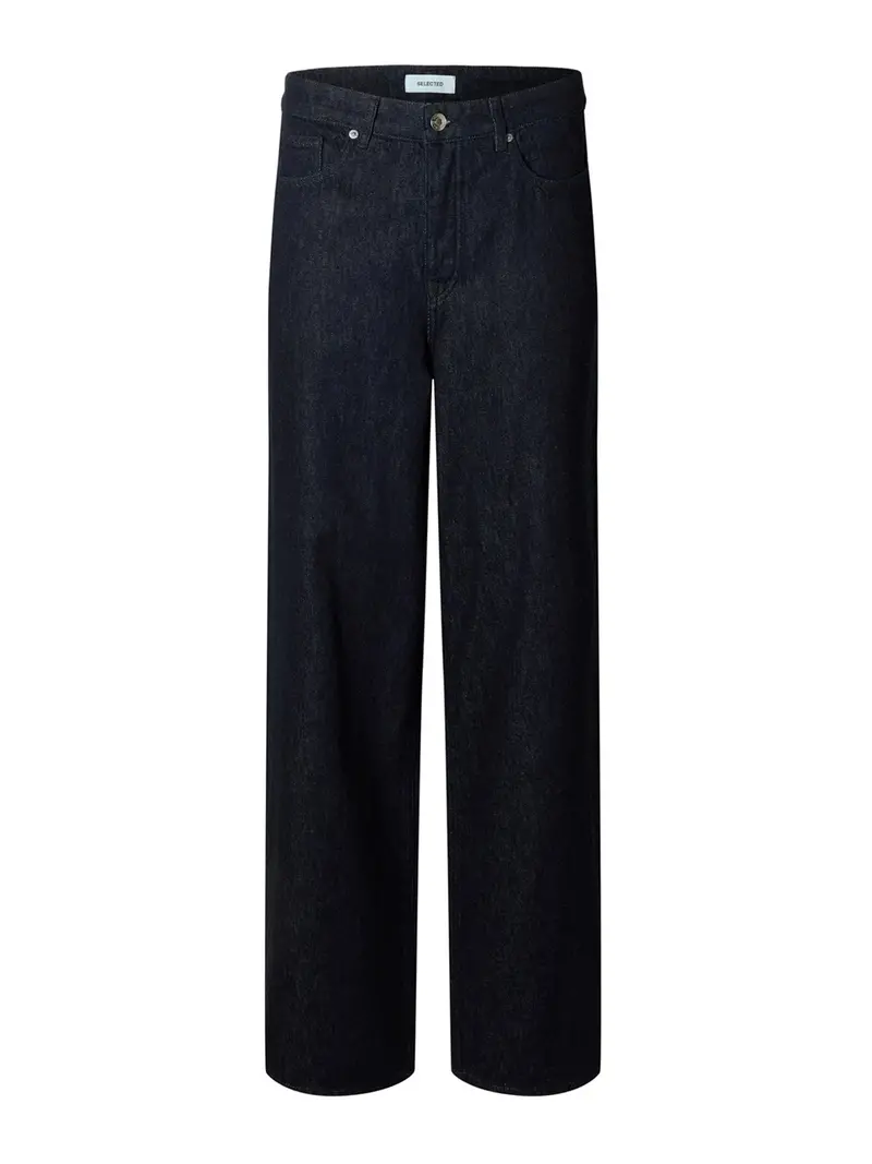 Landon Wide Fit Jeans Dark Blue Denim 1