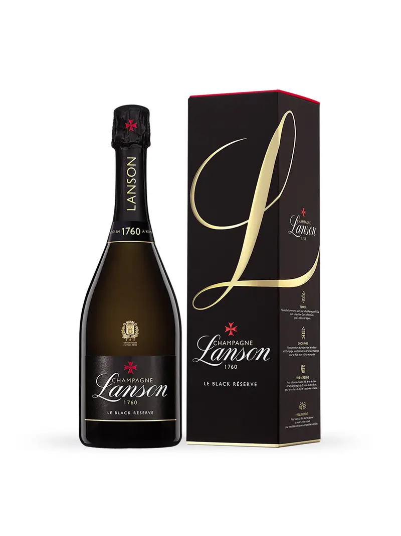 Lanson Le Black Reserve Nv Champagne Gift Box 1