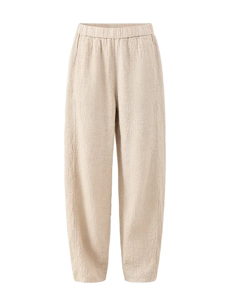Lantern Ankle Pants Beige 1