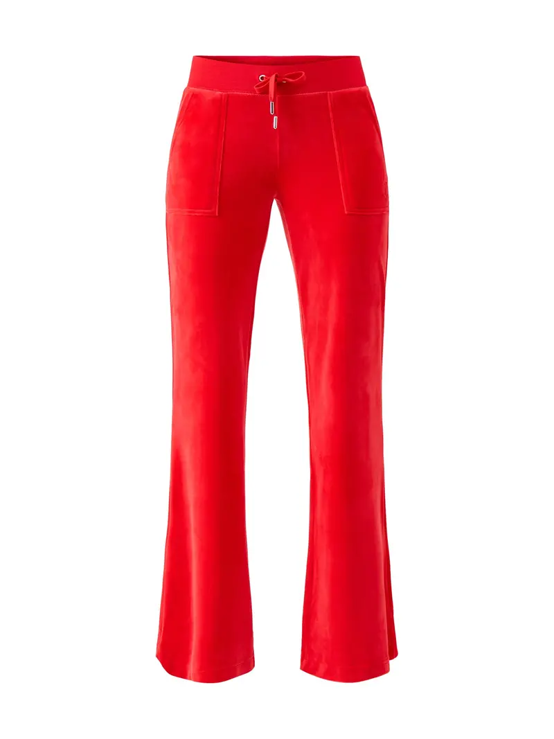 Layla Pocket Low Rise Pants Red 1