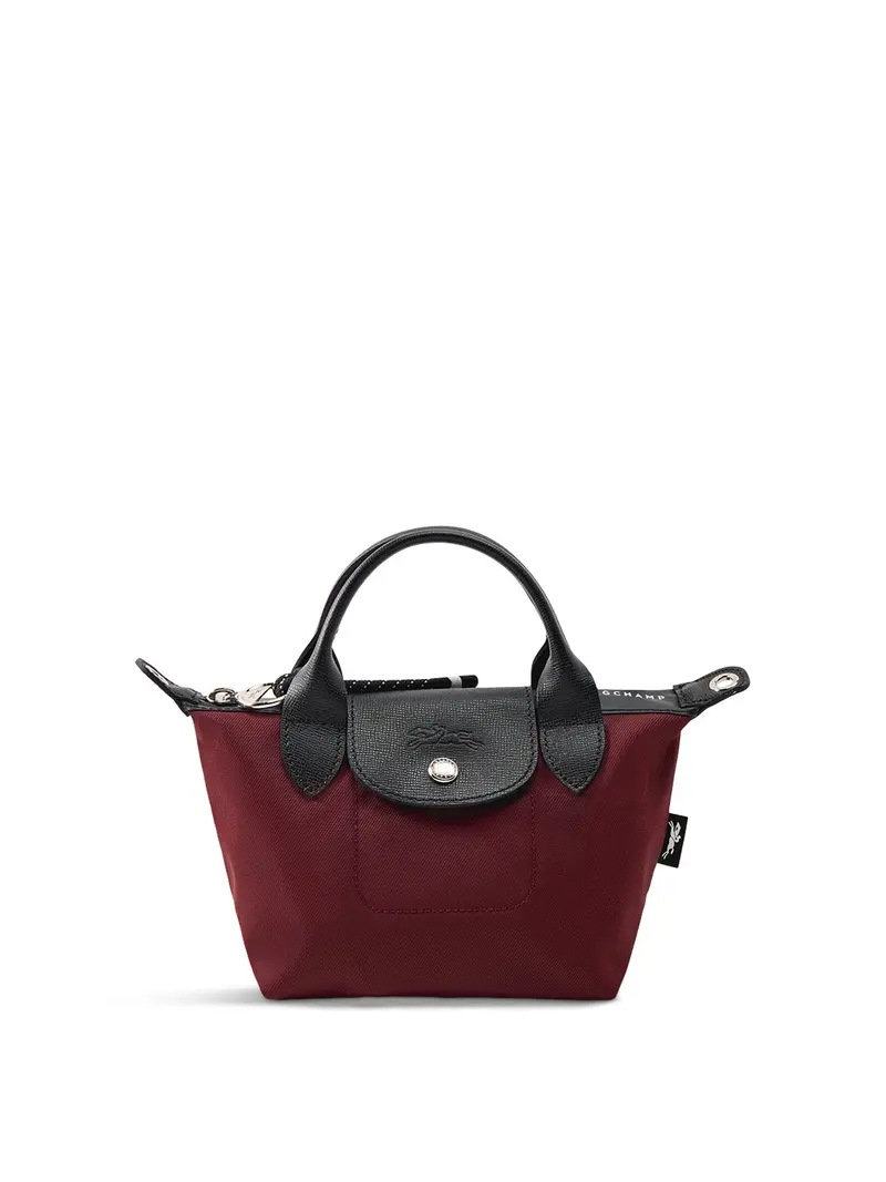 Le Pliage Energy Extra-Small Leather Bag Burgundy 1