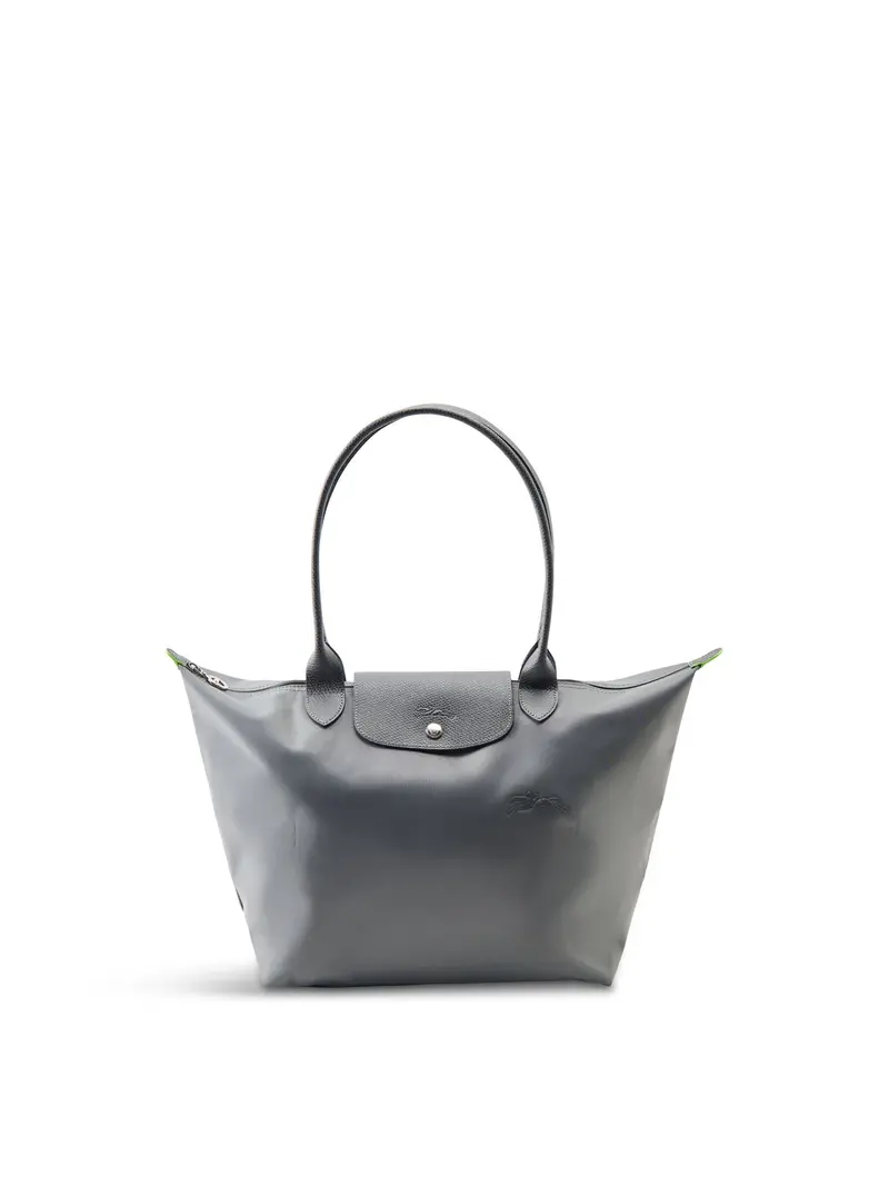 Le Pliage Green Large Nylon Tote Bag Graphite 1