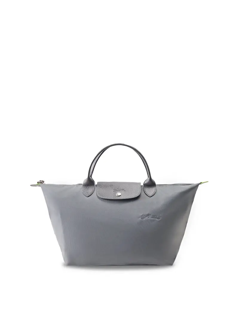 Le Pliage Green Medium Handbag Graphite 1