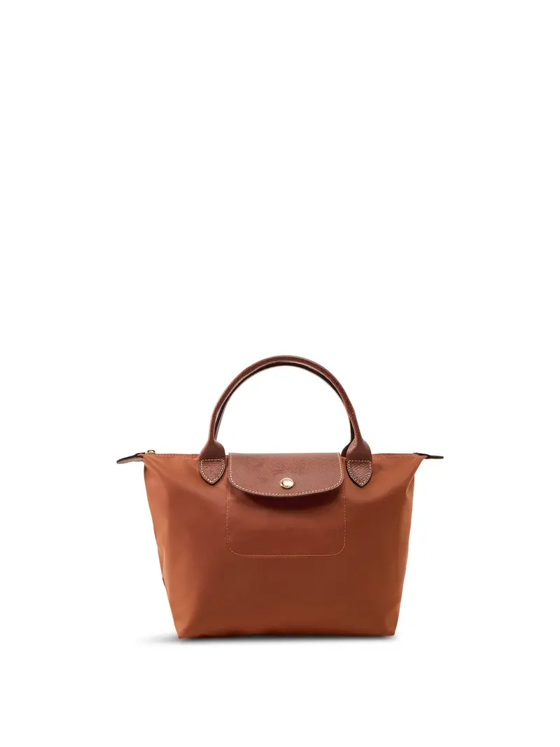 Le Pliage Small Nylon Handbag Cognac 1