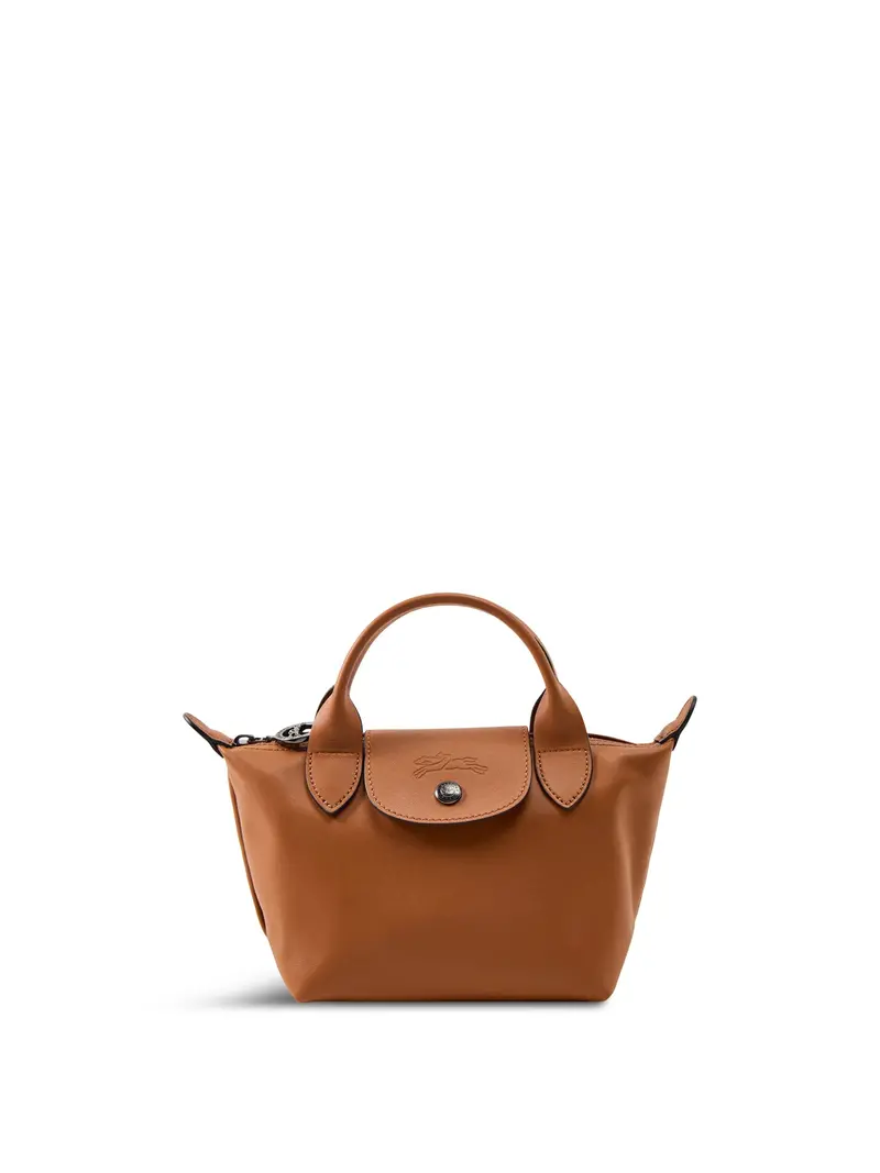 Le Pliage Xtra Extra-Small Leather Handbag Cashew 1