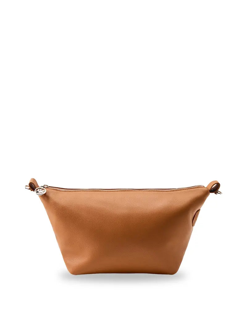 Le Slouchy Small Leather Crossbody Bag Cashew 1