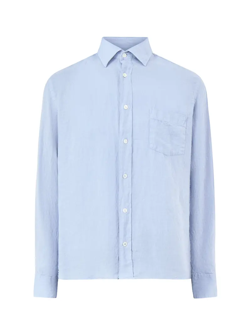Linen Shirt Blue 1
