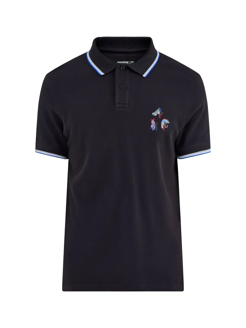 Lure Polo Shirt Navy 1