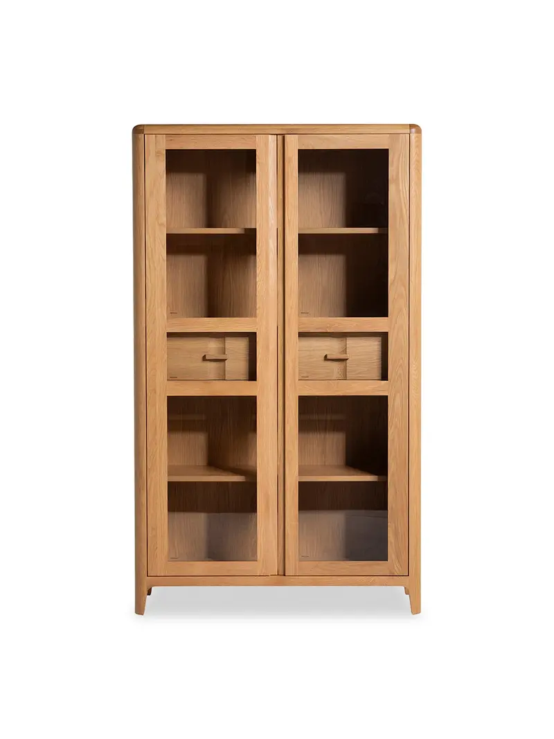 Maddison Oak Display Cabinet 1