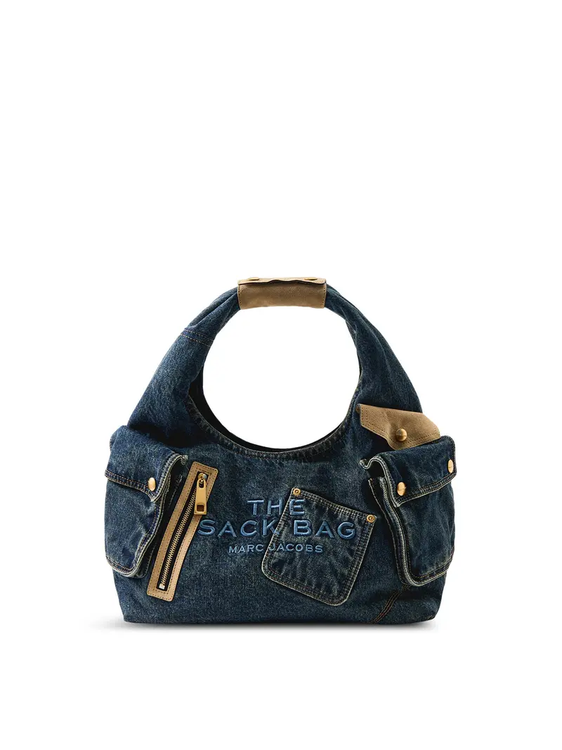 Medium Denim Tote Bag Blue 1