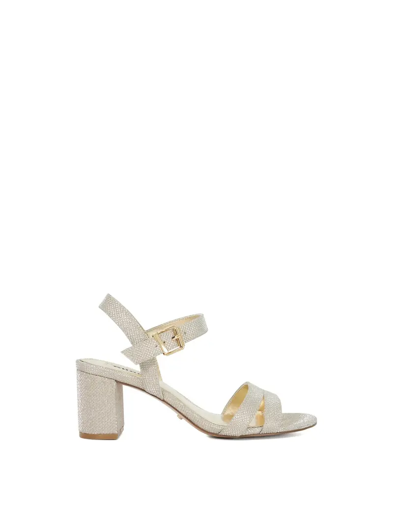 Merisa Heeled Sandals Gold 1