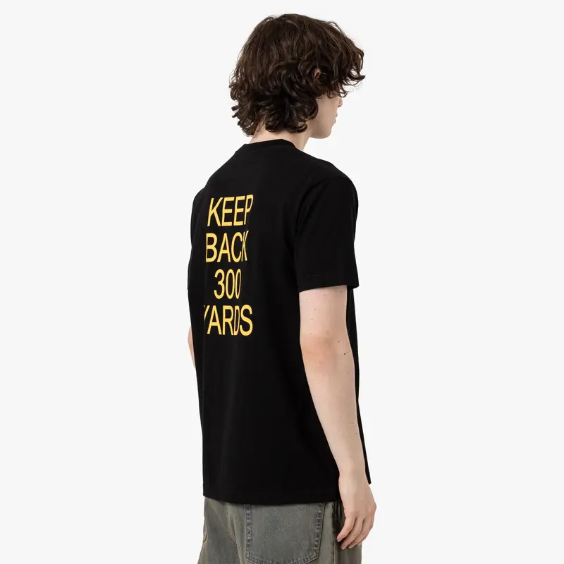 Metalwood 300 Yards T-Shirt / Overdyed Black 1