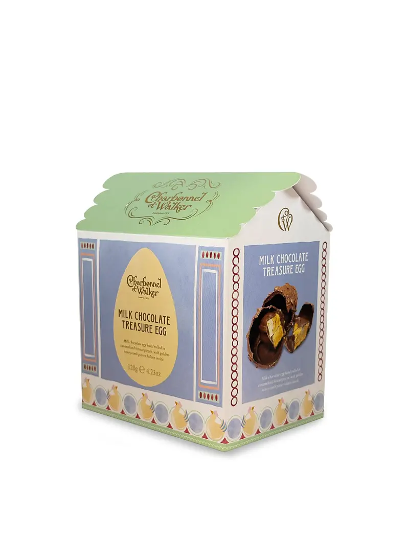 Milk Chocolate Egg With Honeycomb 120G 1