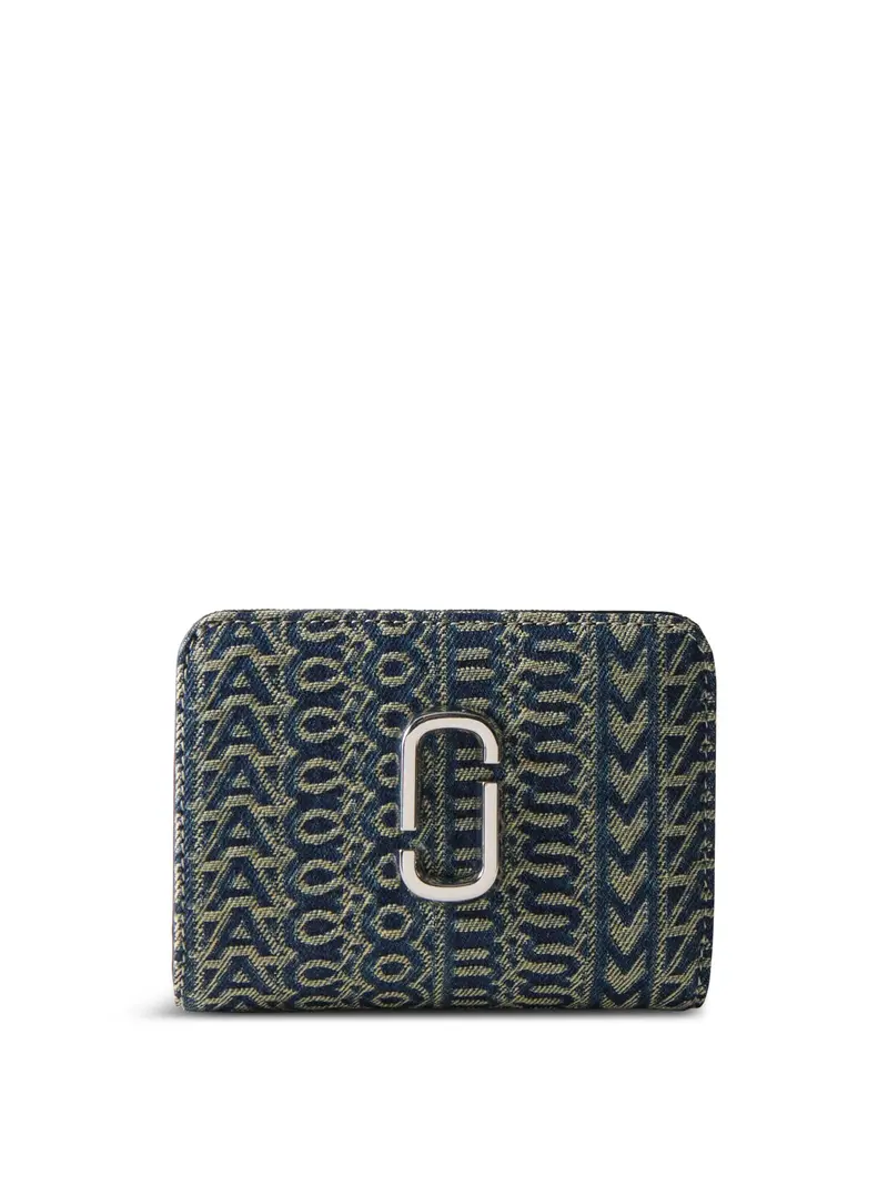 Mini Compact Wallet Sun Faded Denim 1