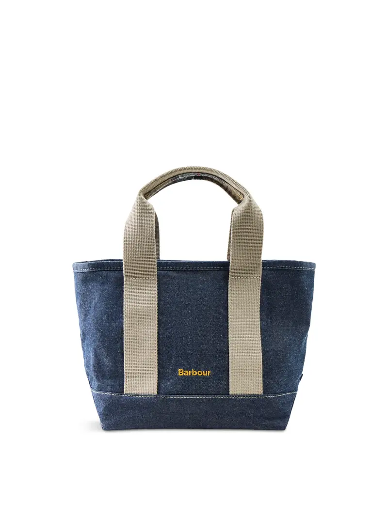 Mini Mya Denim Tote Bag Blue 1