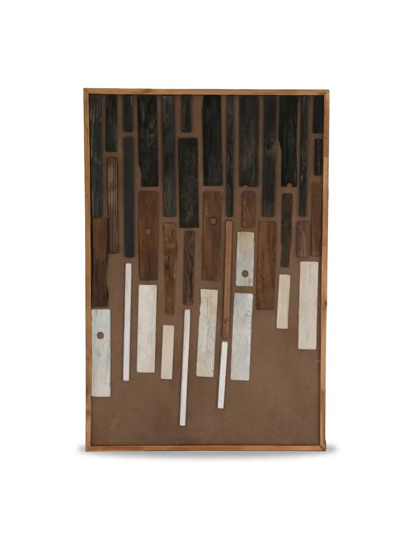 Mocha Abstract Wall Art Brown 1