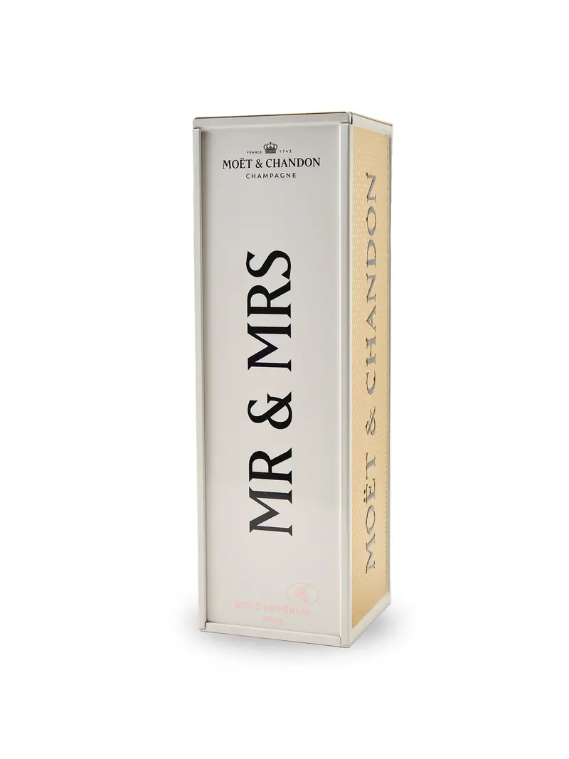 Moët Rosé Nv Mr & Mrs Gift Tin 1
