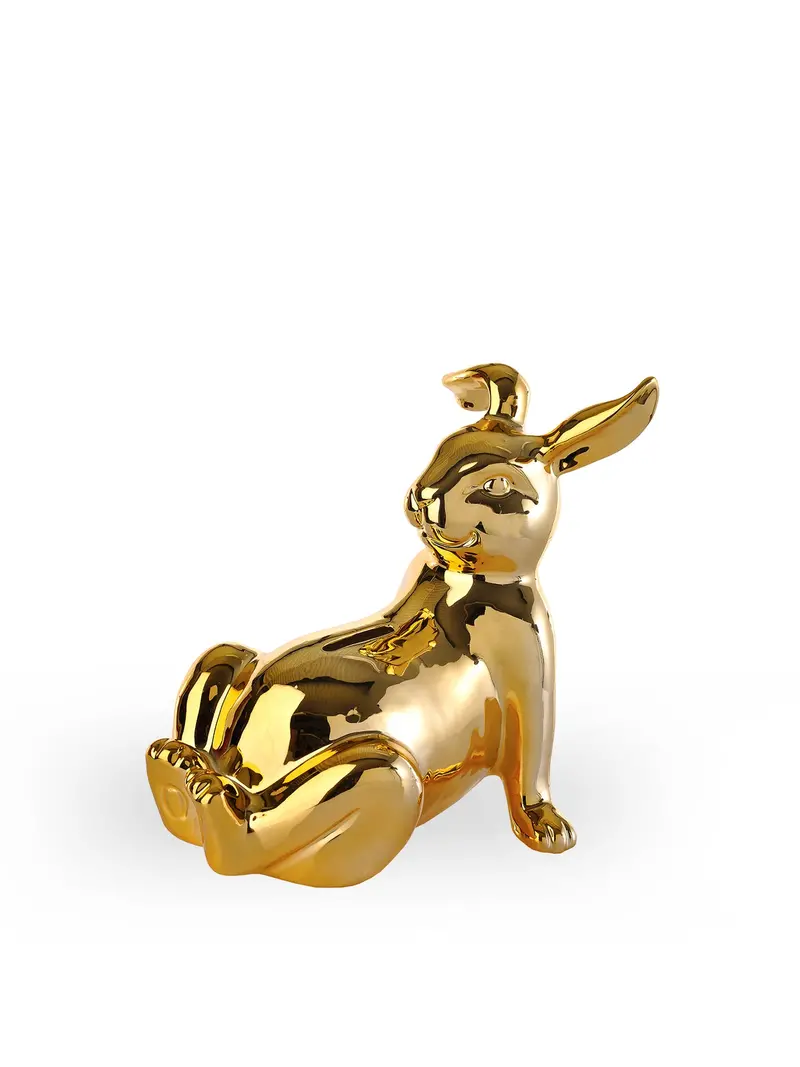 Moneybox Bunny Belly Gold 1