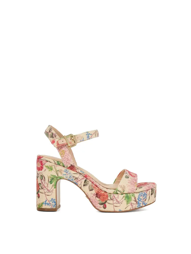 Monotone Heeled Sandals Multi 1