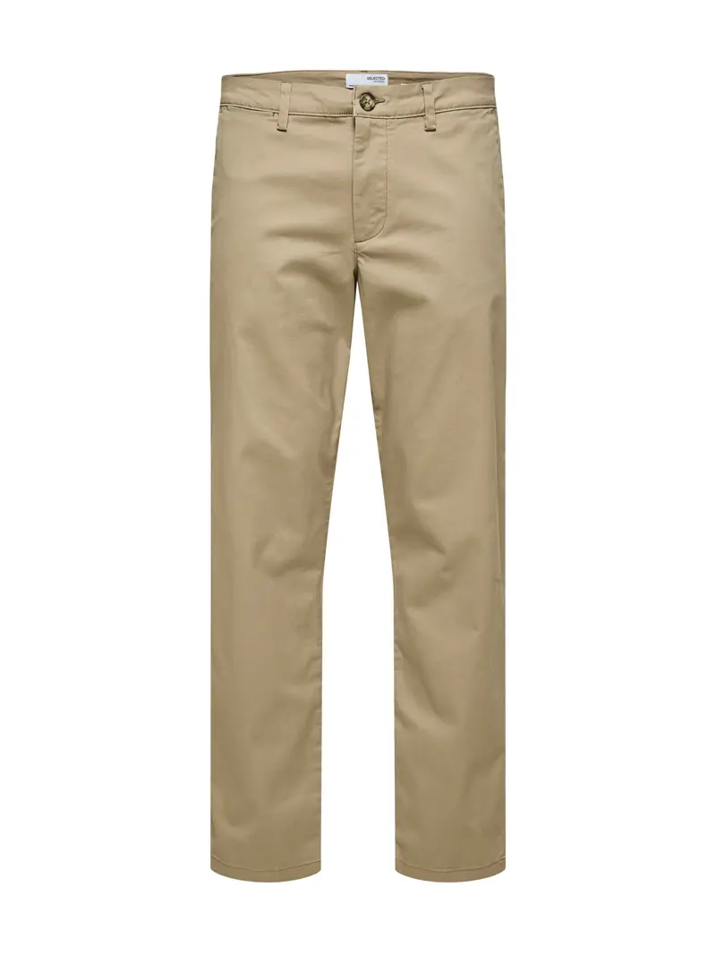 New Miles Straight Flex Trousers Beige 1