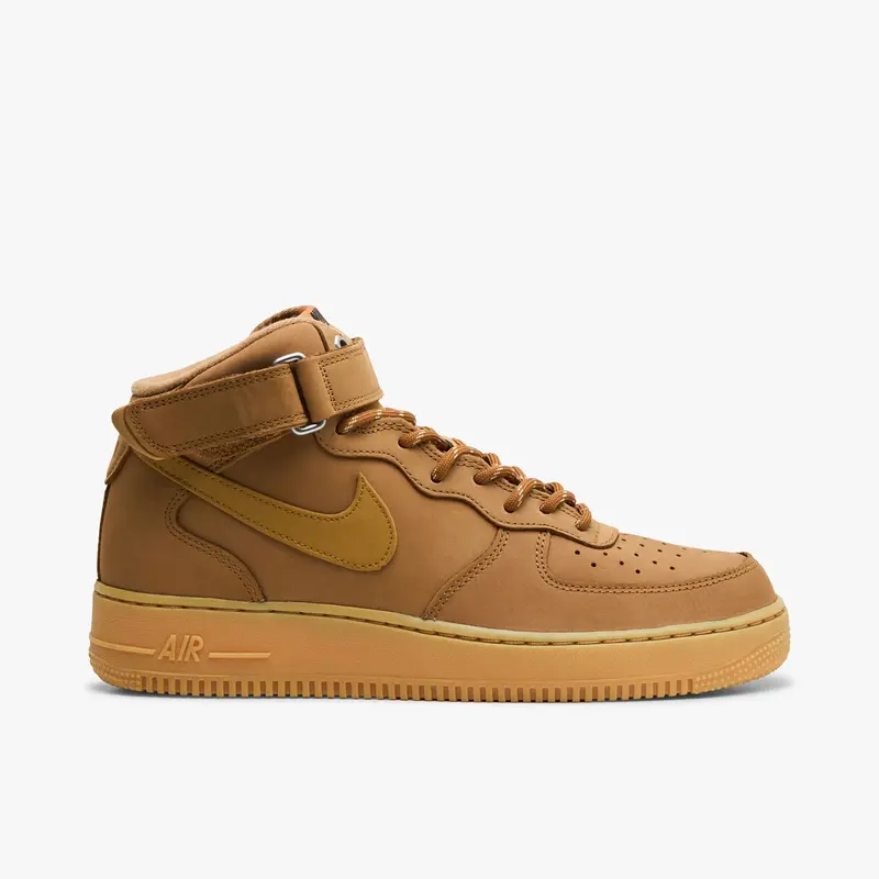 Nike Air Force 1 Mid '07 Flax / Wheat – Gum Light Brown 1