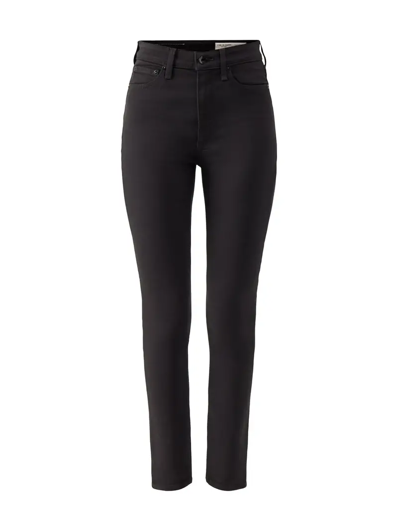 Nina High Rise Skinny Jeans Black 1